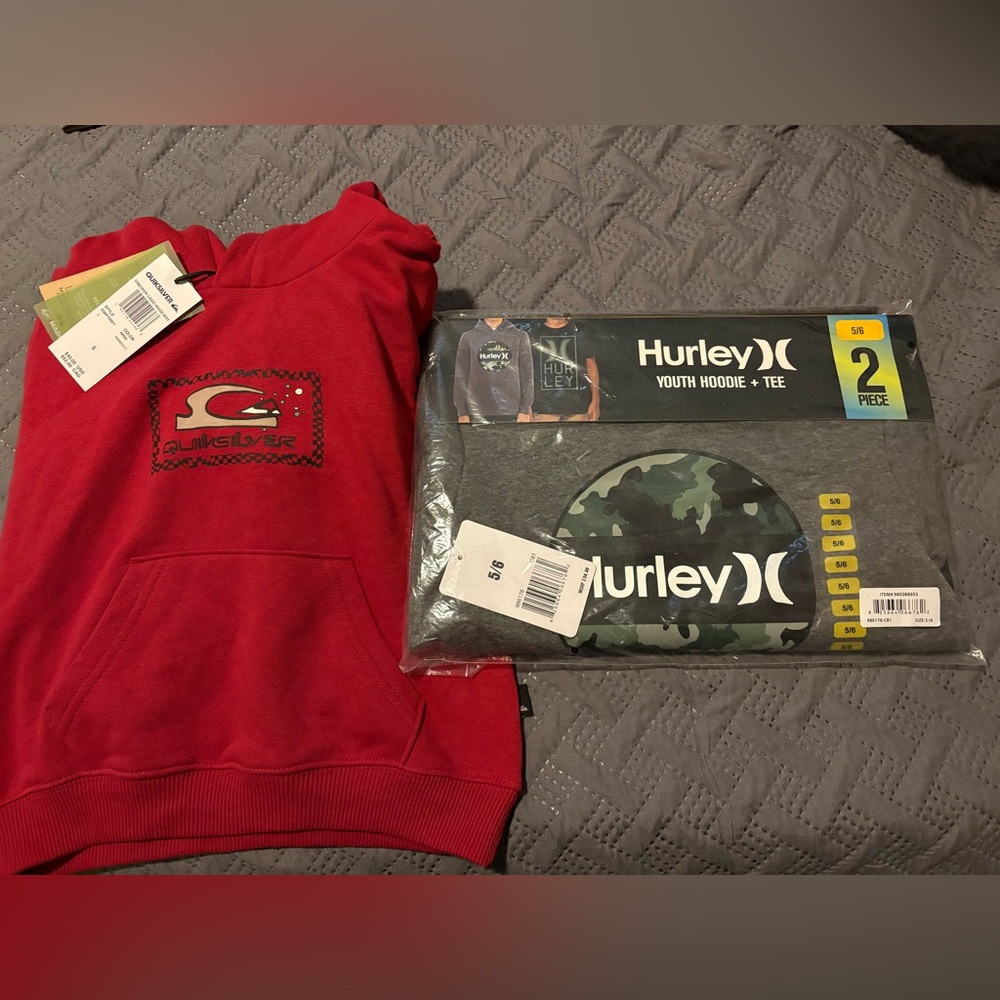 Boys hoodie and tshirt set.